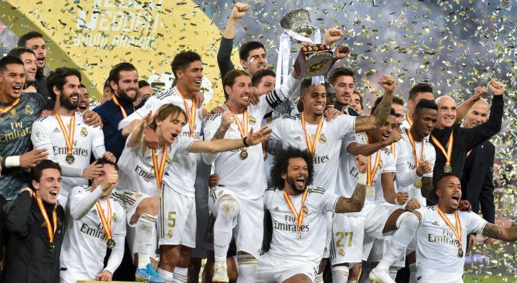 O Real Madrid &eacute; o segundo maior campe&atilde;o da Supercopa da Espanha. 