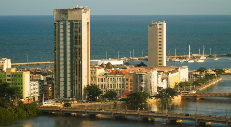 Vista a&eacute;rea do Porto Digital, no Recife
