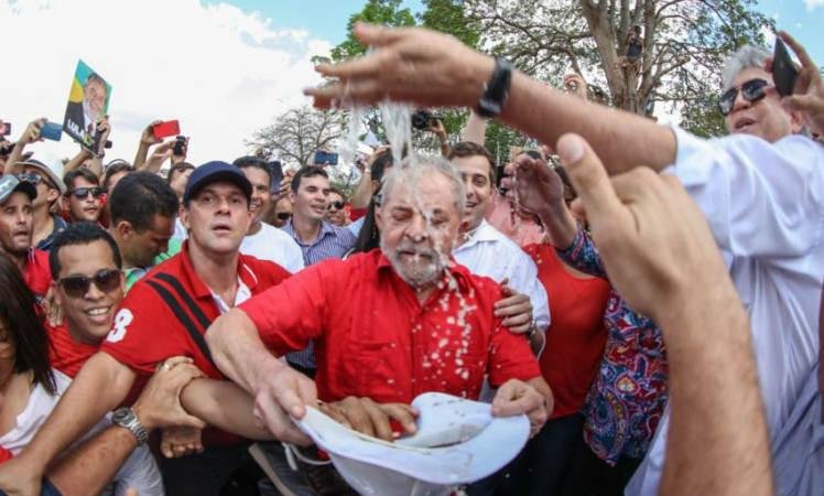 Lula em visita às obras da Transposição