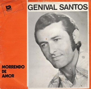 Genival Santos na capa do primeiro LP (1973) 