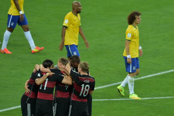 O &uacute;ltimo confronto entre Brasil e Alemanha em Copa do Mundo foi o 7 x 1 em 2014