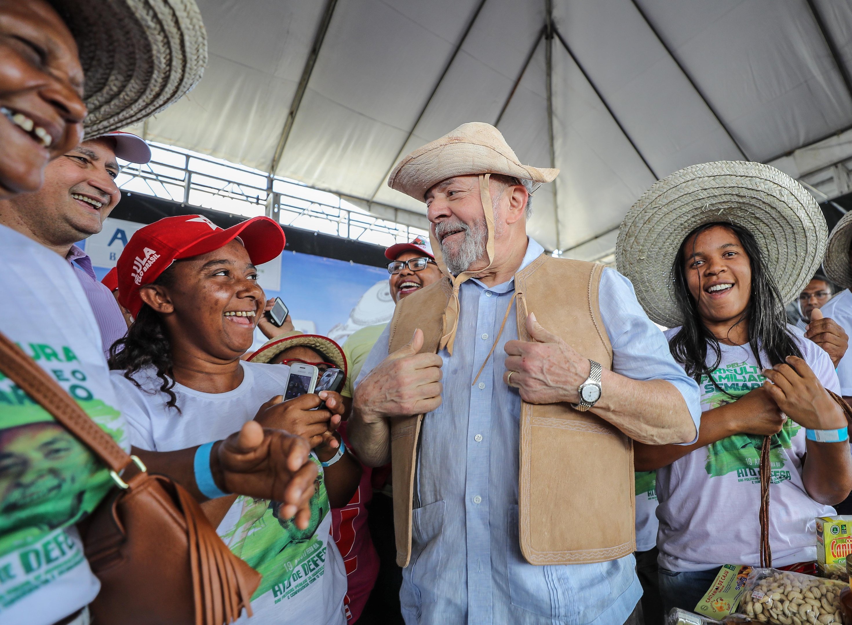 Lula participa de ato em defesa das Políticas Públicas para o Semiárido e para a Agricultura Familiar em Feira de Santana.Foto Ricardo Stuckert