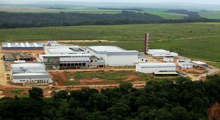 Vista aérea da fábrica da Hemobrás em 2014 (Foto: Divulgação)
