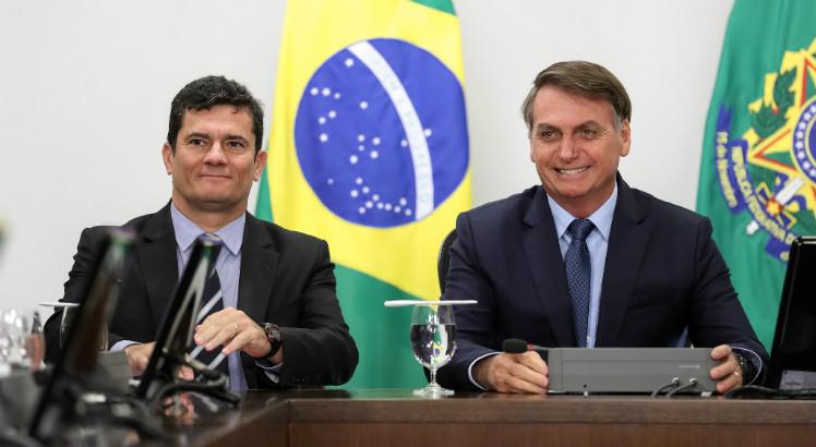 Sergio Moro e Jair Bolsonaro (Foto: Marcos Corr&ecirc;a/Presid&ecirc;ncia da Rep&uacute;blica)

