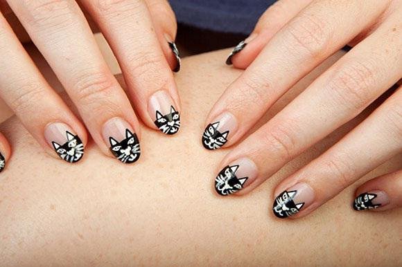 ESMALTES Unha com desenho de gatinho faz sucesso na internet