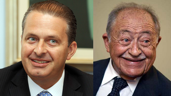 Eduardo Campos e o av&ocirc; Miguel Arraes