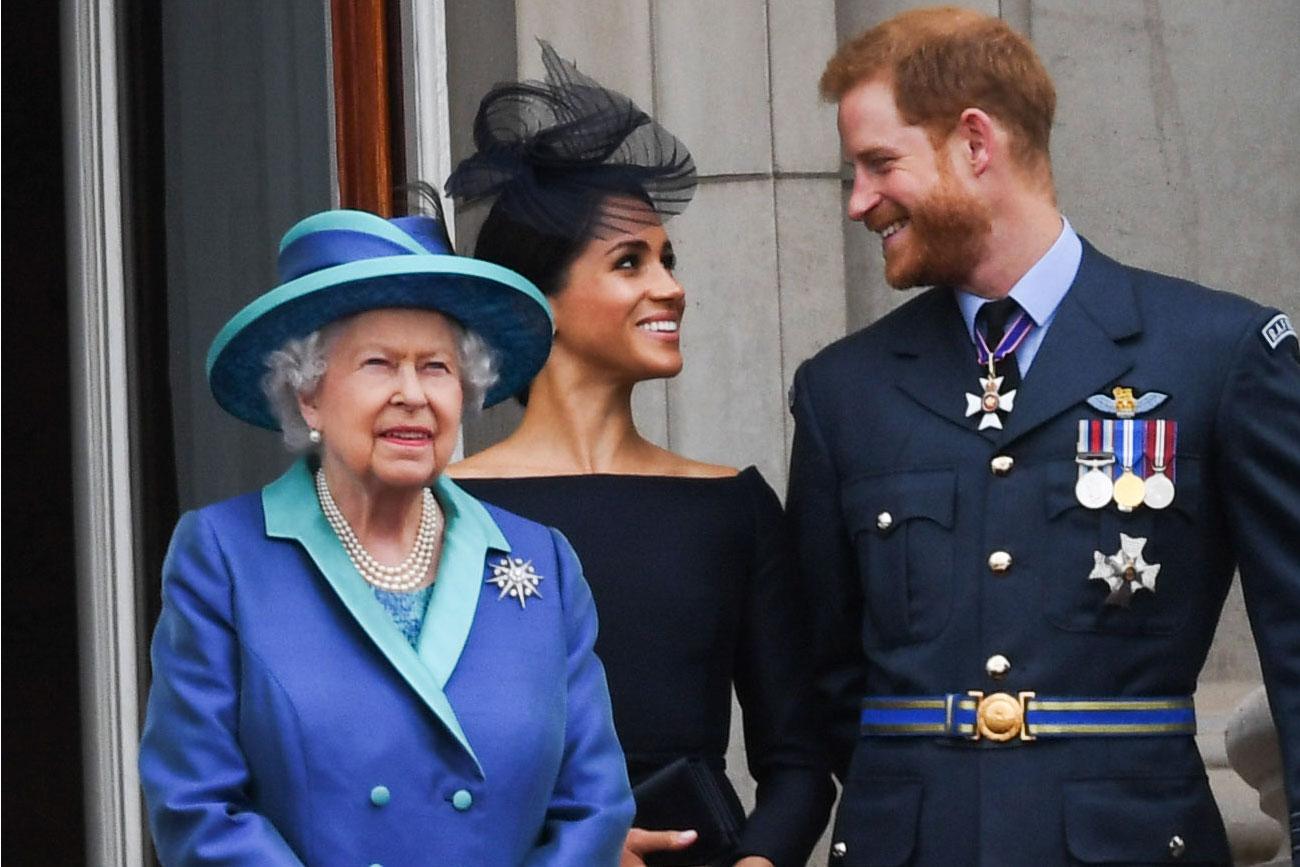 Rainha Elizabeth II autorizou afastamento de Harry e Meghan da Família Real. Foto: Reprodução/Instagram