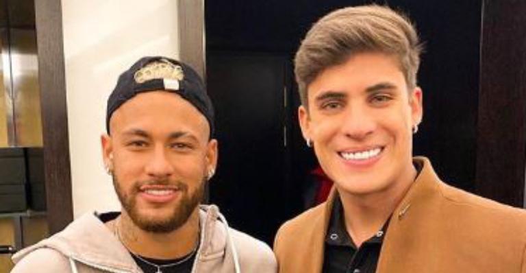 Neymar e o ex-padrasto, Tiago Ramos
