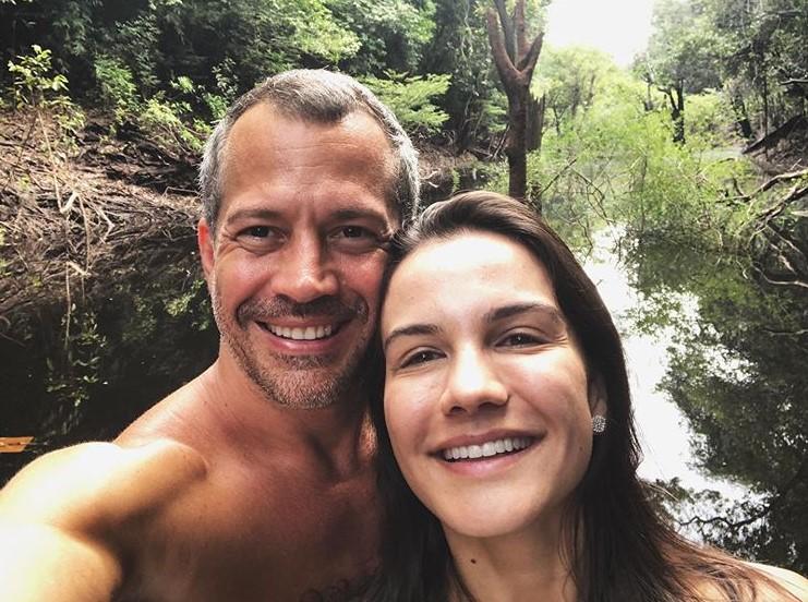 O casal Malvino Salvador e Kyra Gracie (Foto: Reprodução/Instagram)