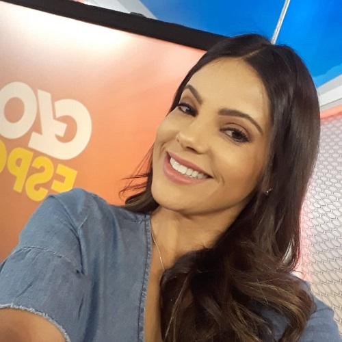 Carina Pereira apresentou "Globo Esporte" na Globo Minas - Foto: reprodução