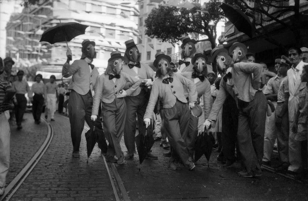 Bloco Papagaio na Rua Nova, Carnaval de 1953 (Imagem: Divulgação)