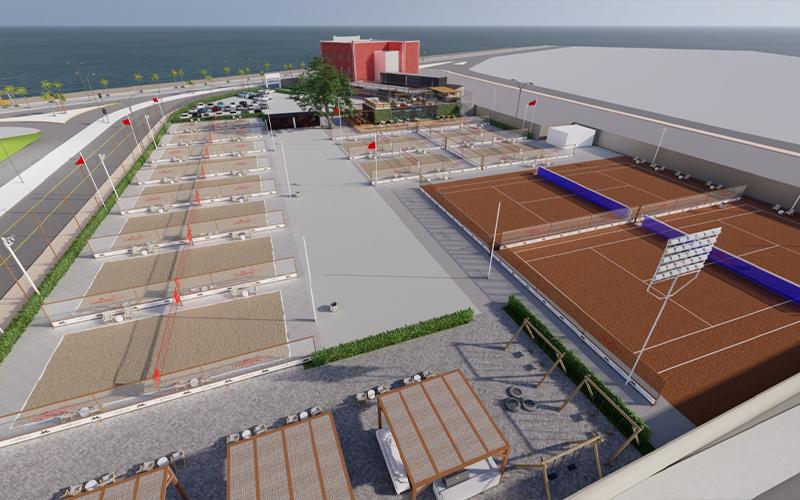 Arena Boa Viagem vai oferecer esporte e lazer na beira mar do Recife (Imagem: Divulgação)