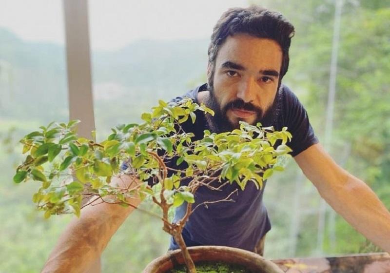 O ator Caio Blat na sua casa na árvore - Foto: reprodução @caio_blat
