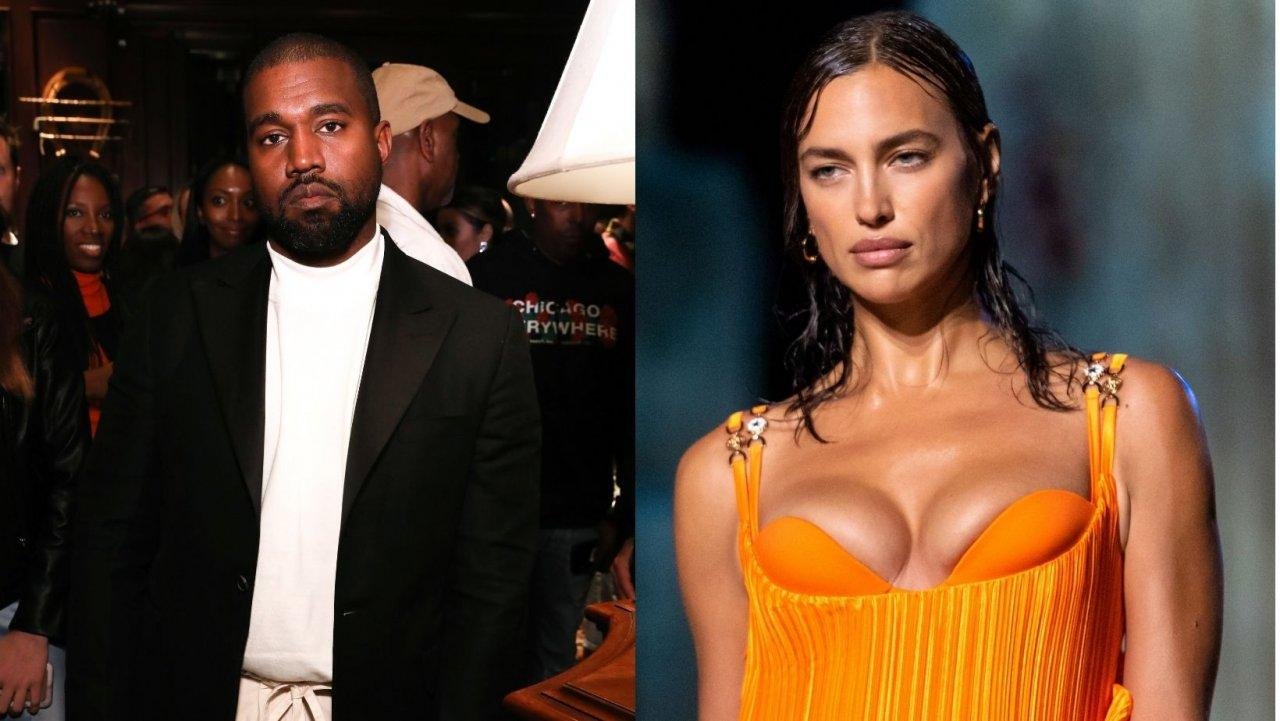 Kanye West e Irina Shayk (Foto: Reprodução)