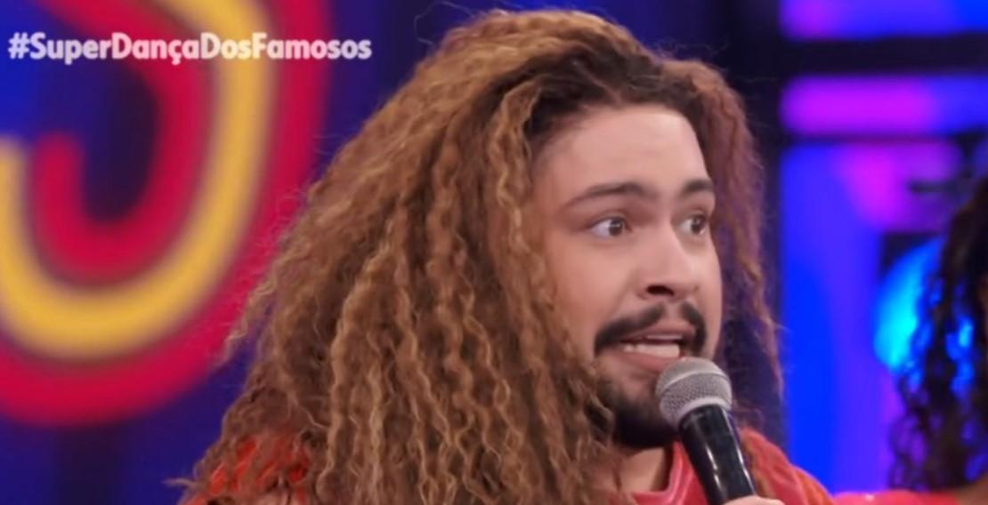 Tiago Abravanel se apresentou no 'Super Dança', da Globo (Foto: Reprodução/TV Globo)