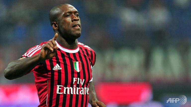Seeedorf, ainda como jogador do Milan. Foto/ AFP