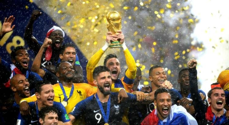 A sele&ccedil;&atilde;o francesa &eacute; a atual campe&atilde; do mundo. Foto: AFP.