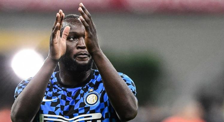 Lukaku &eacute; um dos principais jogadores da Inter de Mil&atilde;o diante da Lazio pelo Campeonato Italiano