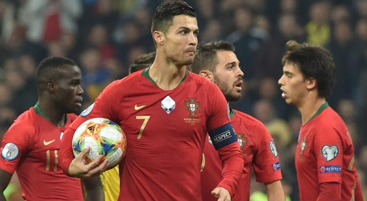 Cristiano Ronaldo &eacute; o astro de Portugal.