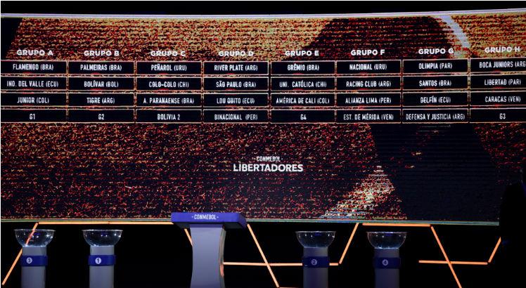 A Conmebol realiza o sorteio da fase de grupos da Libertadores 2022 no dia 25 de mar&ccedil;o