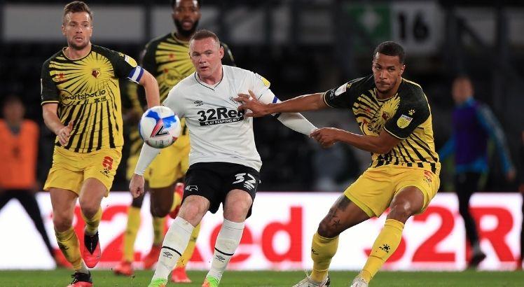 O astro inglês Rooney estava atuando como jogador e auxiliar-técnico da equipe. Foto: AFP