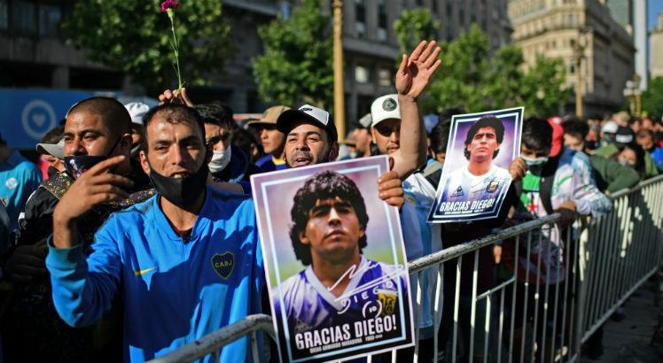Morte de Maradona comoveu Argentina