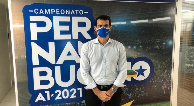 Gustavo Sampaio é o novo diretor de competições da FPF. Foto: Divulgação/FPF