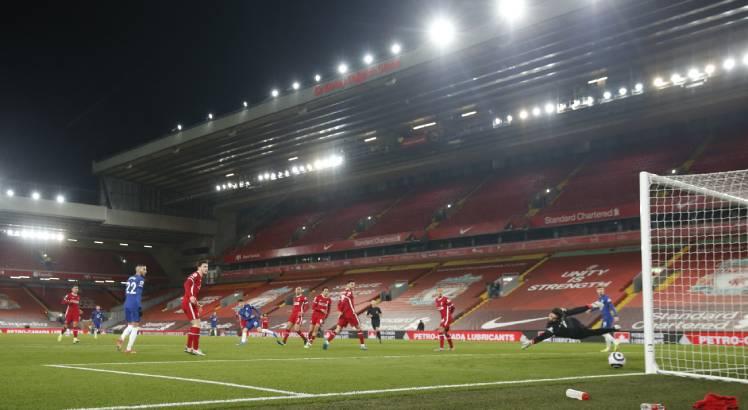 Chelsea bateu o Liverpool fora de casa. Foto: AFP
