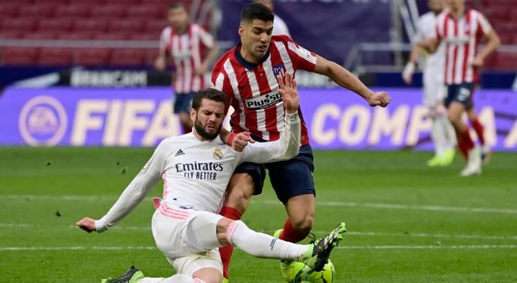 Suárez marcou o gol do Atlético de Madrid. Foto: AFP