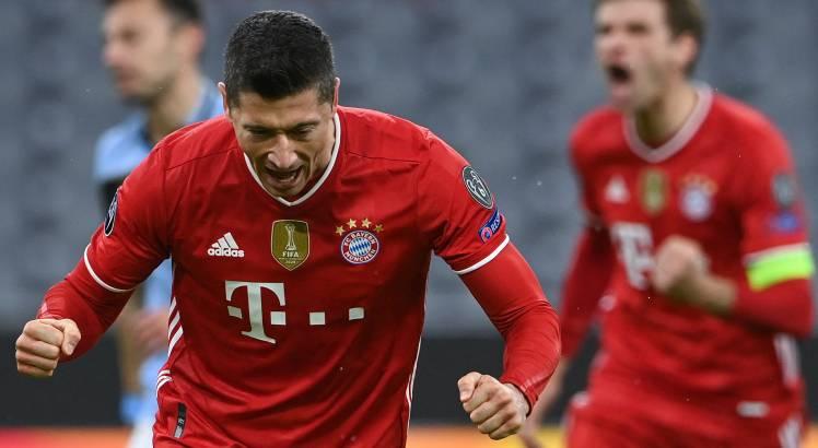Lewa é o principal jogador do Bayern. Foto: AFP