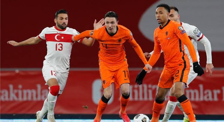 Holanda era favorita no jogo contra a Turquia. Foto: AFP