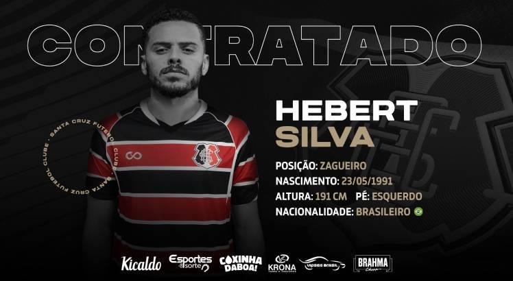 Hebert Silva &eacute; o novo zagueiro do Santa Cruz