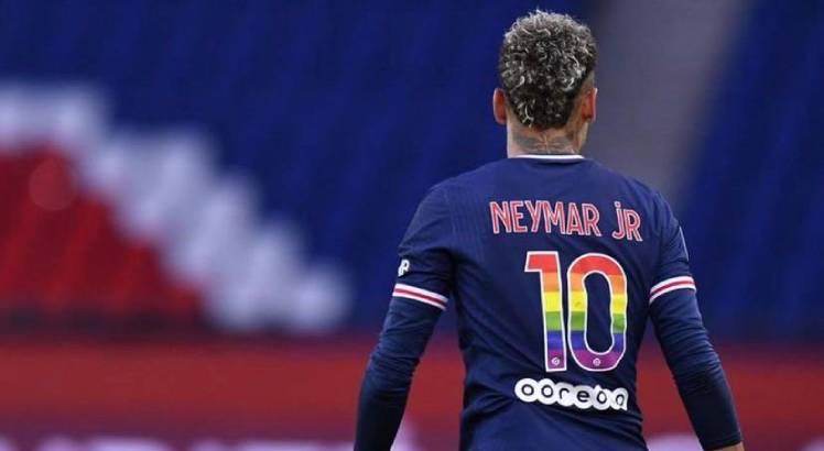 Camisa de Neymar contra a homofobia. Foto: Reprodução/Instagram
