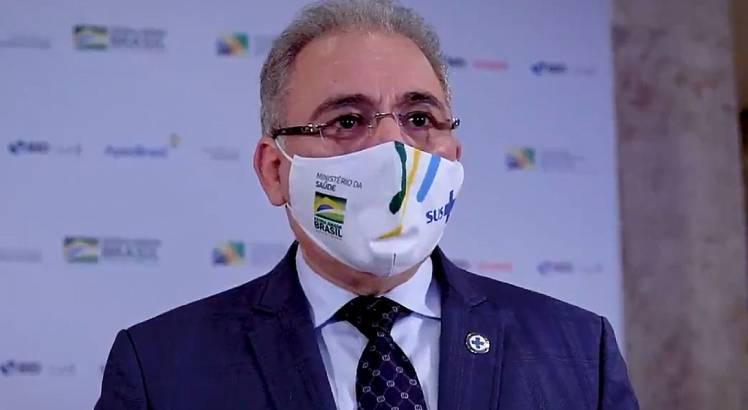 O ministro da Saúde, Marcelo Queiroga, garantiu o cumprimento dos protocolos de saúde. Foto: Divulgação