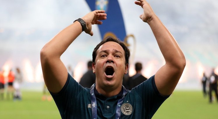 Dado Cavacanti, campeão da Copa do Nordeste 2021, anuncia saída do Bahia - Foto: Felipe Oliveira/EC Bahia