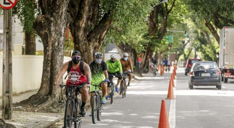Recife tem tr&ecirc;s rotas oficiais de ciclofaixas m&oacute;veis, que funcionam aos domingos e feriados