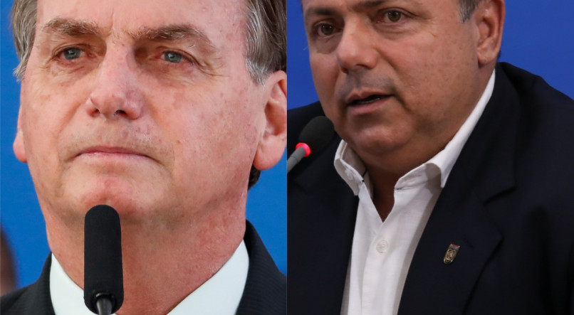 Jair Bolsonaro e Eduardo Pazuello