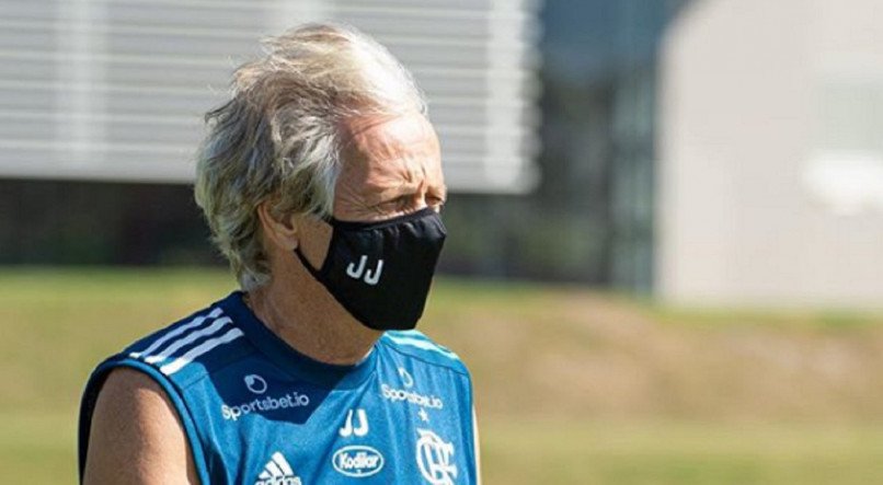 O t&eacute;cnico Jorge Jesus conquistou cinco t&iacute;tulos pelo Flamengo