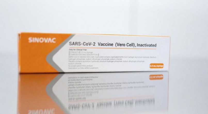 A vacina foi desenvolvida pela farmac&ecirc;utica chinesa Sinovac e produzida no Brasil pelo Instituto Butantan