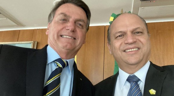 Presidente Jair Bolsonaro (sem partido) e o deputado Ricardo Barros (PP).