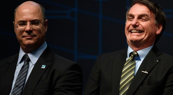 Wilson Witzel e Jair Bolsonaro