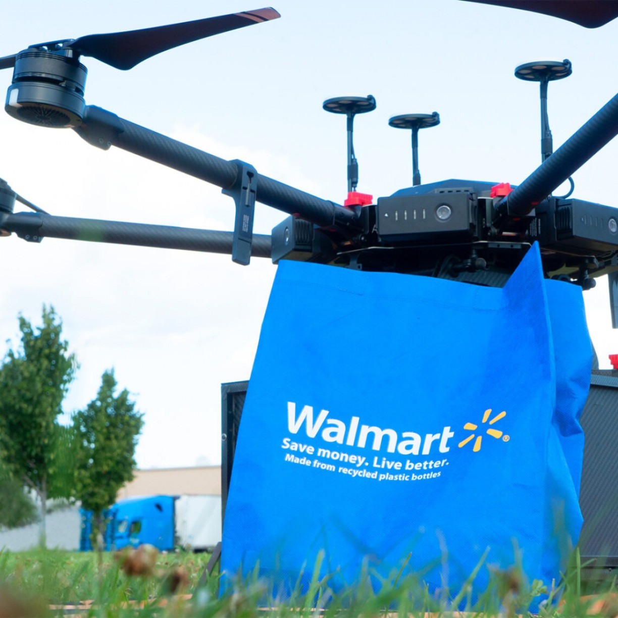 Walmart faz teste para entregas com drones