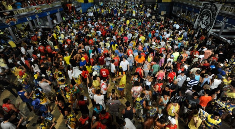 Quadra da Unidos da Tijuca, escola de samba do Rio de Janeiro