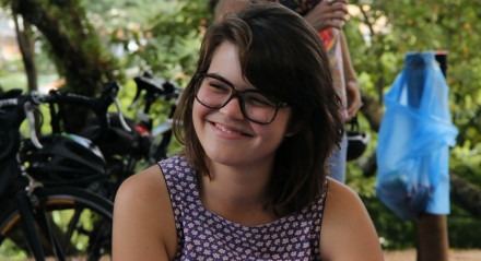 A socióloga e cicloativista Marina Harkot, atropelada enquanto pedalava em São Paulo