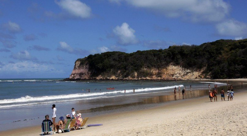 Praia do Madeiro, em Pipa, Rio Grande do Norte