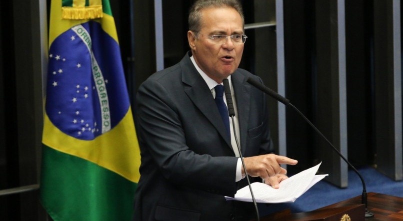 O senador Renan Calheiros 

