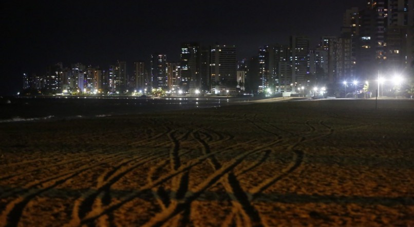 Festa de Ano Novo nas praias urbanas da Regi&atilde;o Metropolitana de Recife.