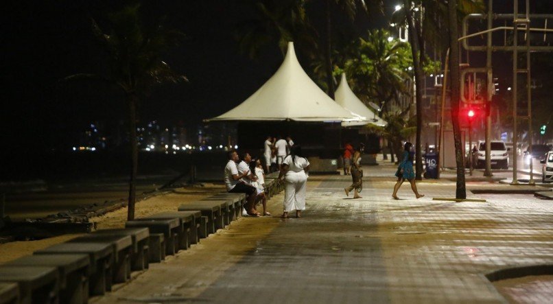 Não foram registradas aglomerações nas praias do Recife
