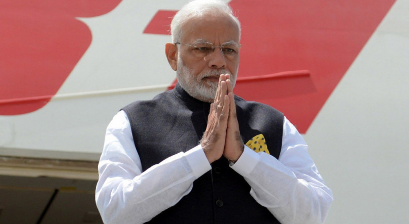O primeiro-ministro indiano Narendra Modi falou entusiasmadamente sobre a candidatura do país