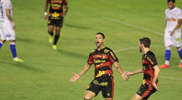 Sport x Fortaleza - Comemora&ccedil;&atilde;o do meia Thiago Neves